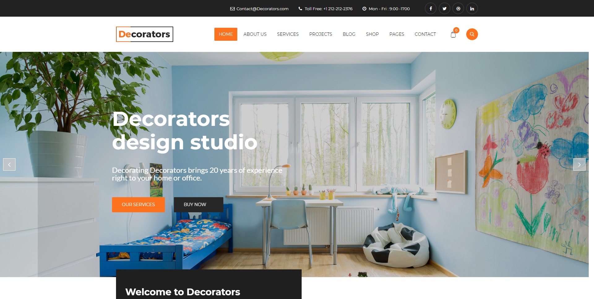 Decorators-室内设计建筑效果图WordPress主题