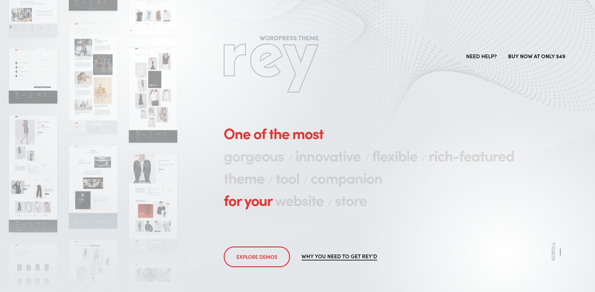 Rey-在线购物商城服装商店WordPress模板