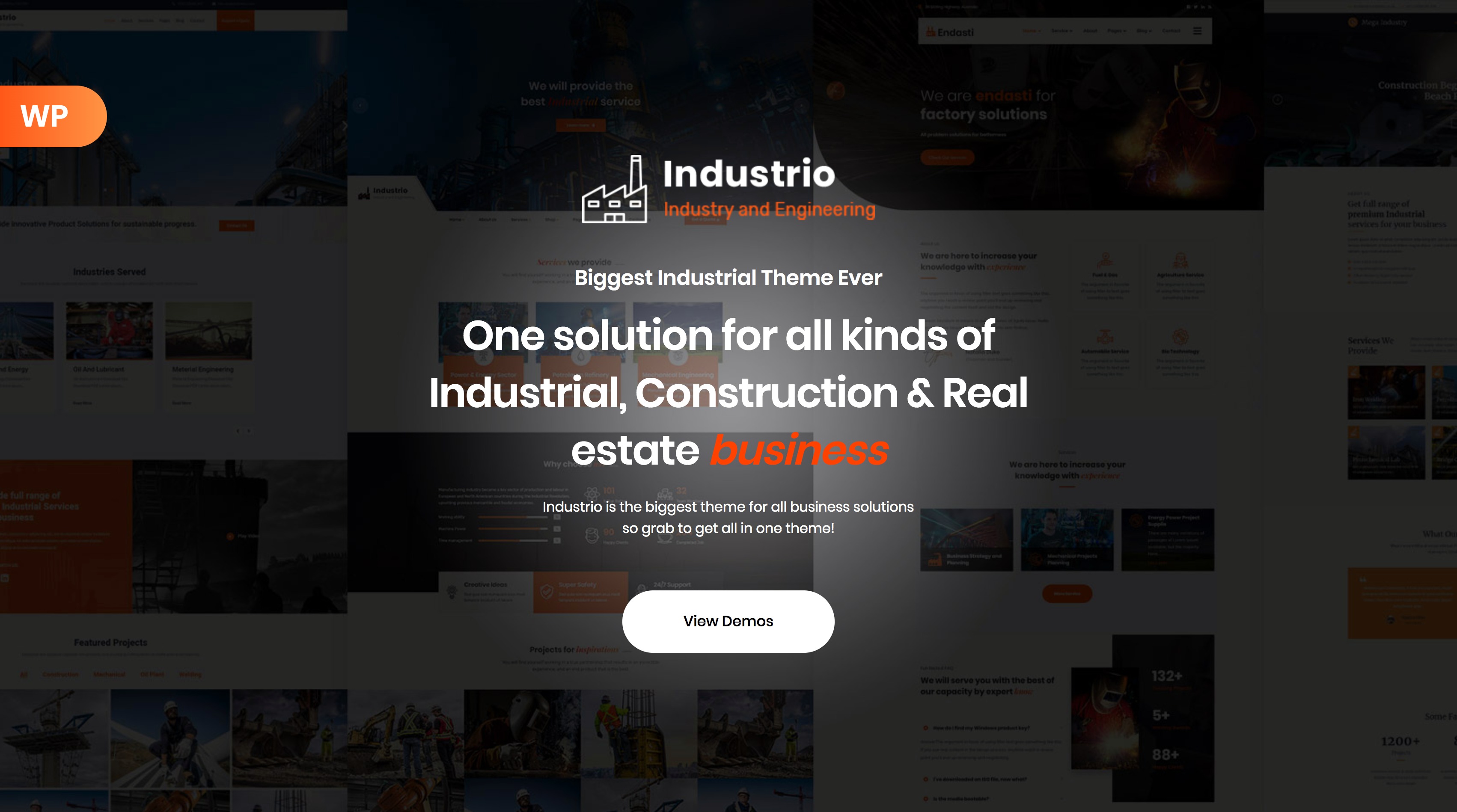 Industrial-重型工业机械企业工业WordPress主题
