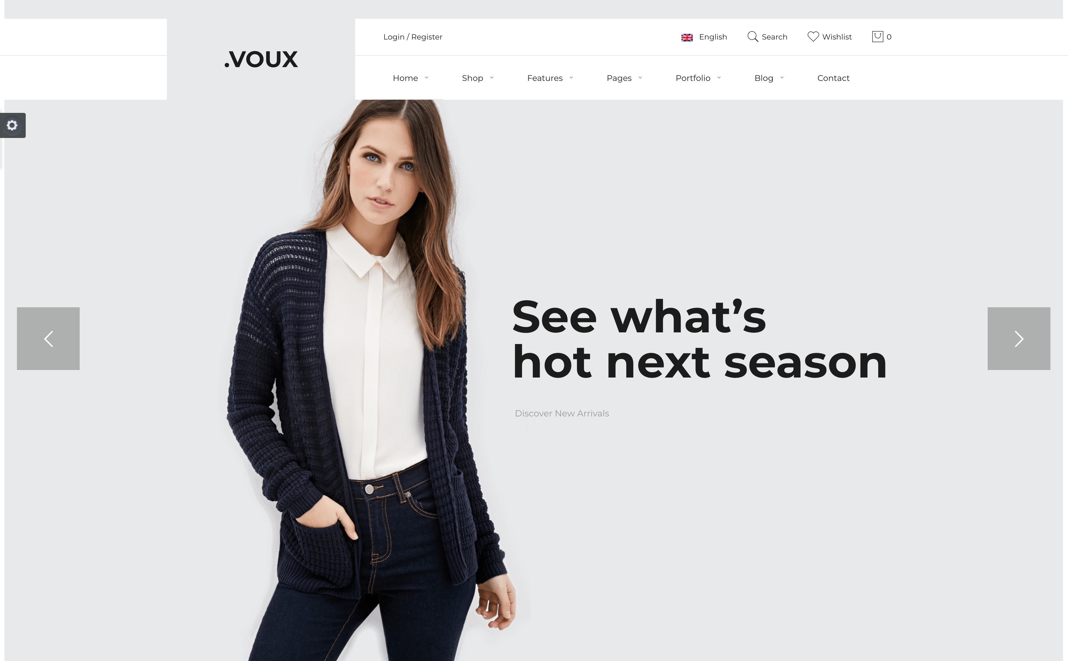Voux-在线购物服饰服装商城WordPress主题