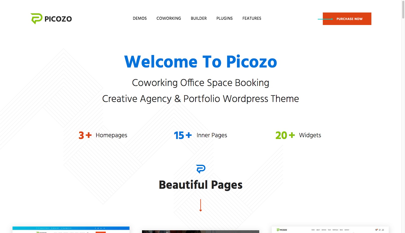 Picozo 房产中介联合办公空间WordPress主题