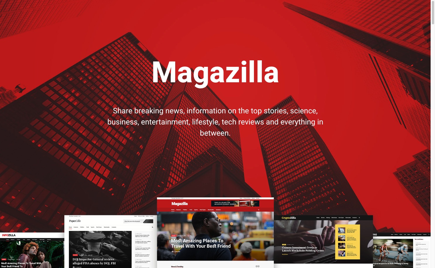 Magazilla v1.1.3 - 新闻和杂志WordPress主题