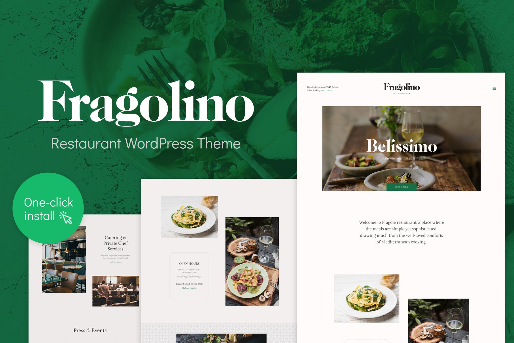 Fragolino-咖啡餐厅美食新闻WordPress主题模板