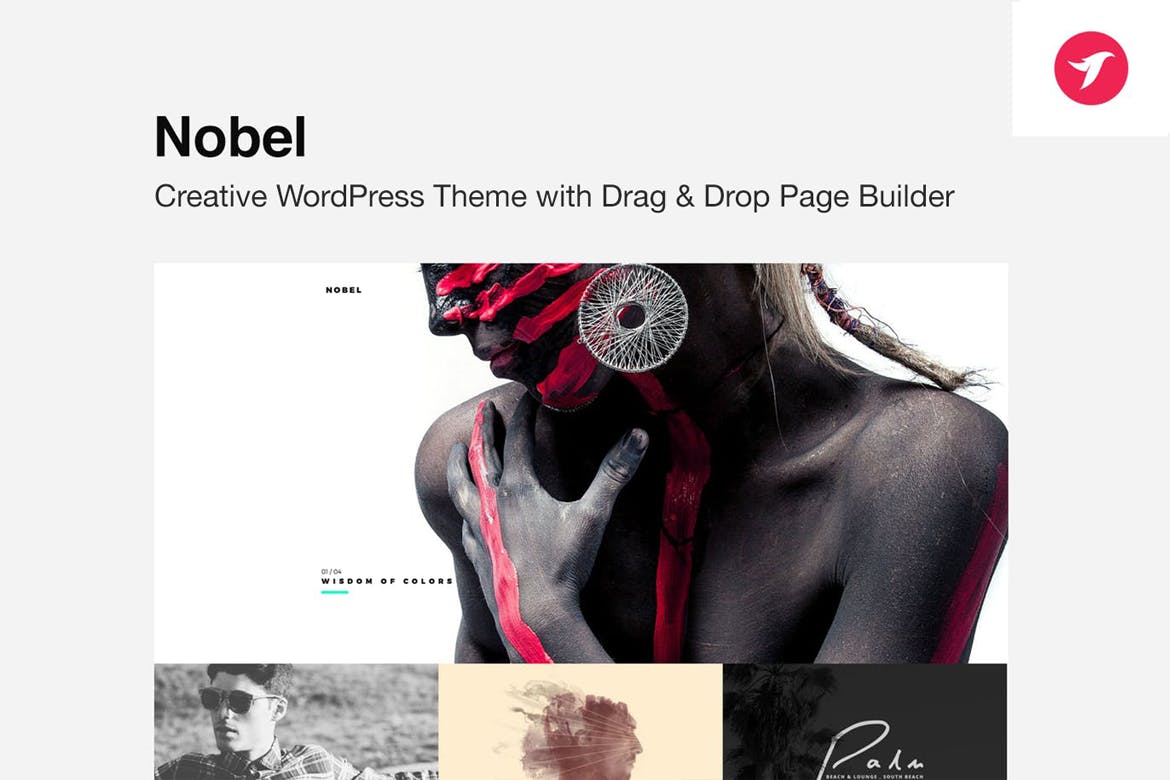 NOBEL - 多用途展示相册WordPress主题模板